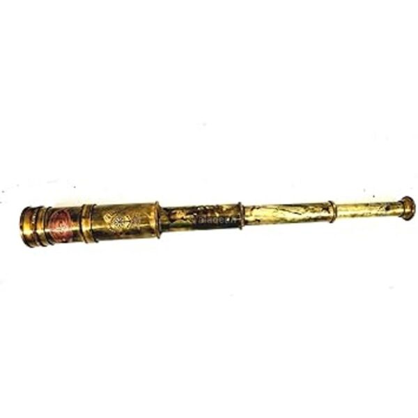 Telescopio de latón del regimiento Scout de 19 pulgadas_5
