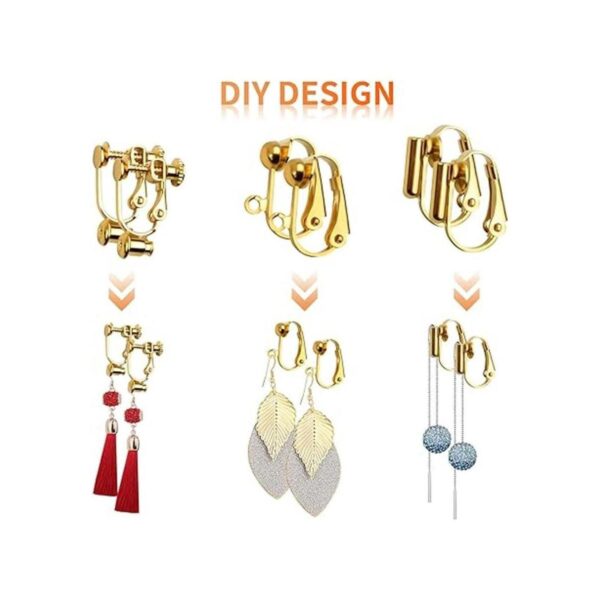Hallazgos de aretes con clip 12 pares de 6 estilos