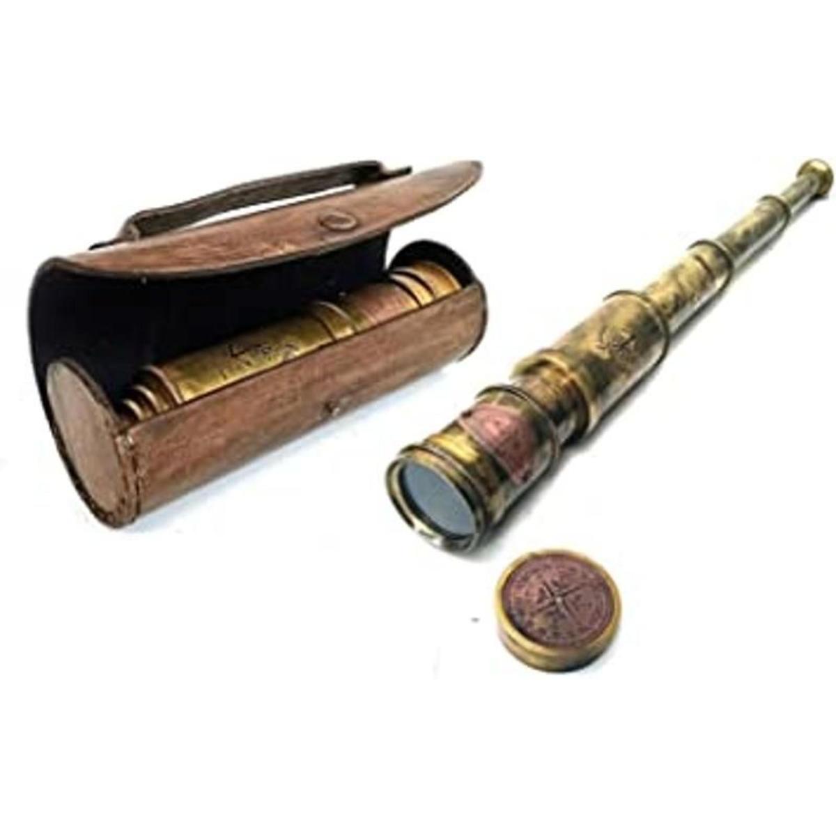 Telescopio de latón del regimiento Scout de 19 pulgadas
