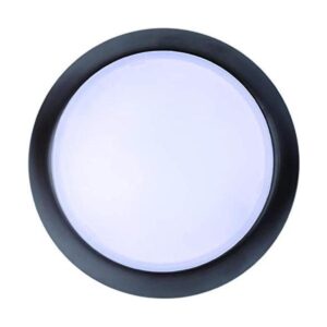 ECOELER Lámpara de techo LED redonda regulable de bronce_1