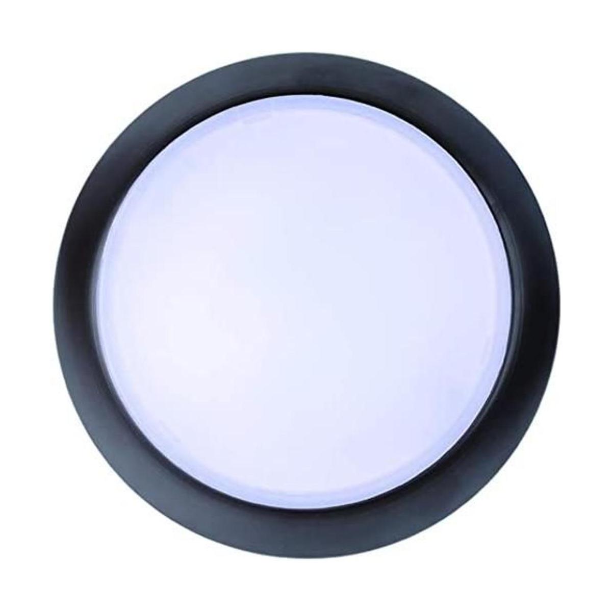 ECOELER Lámpara de techo LED redonda regulable de bronce