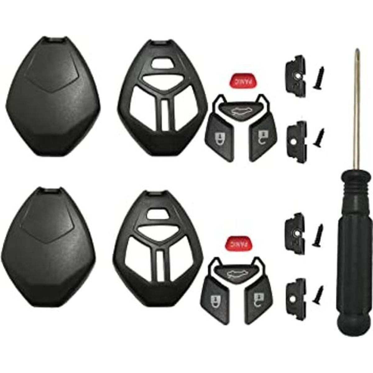 Horande Replacement Key Fob Cover Case fits for Mitsubishi