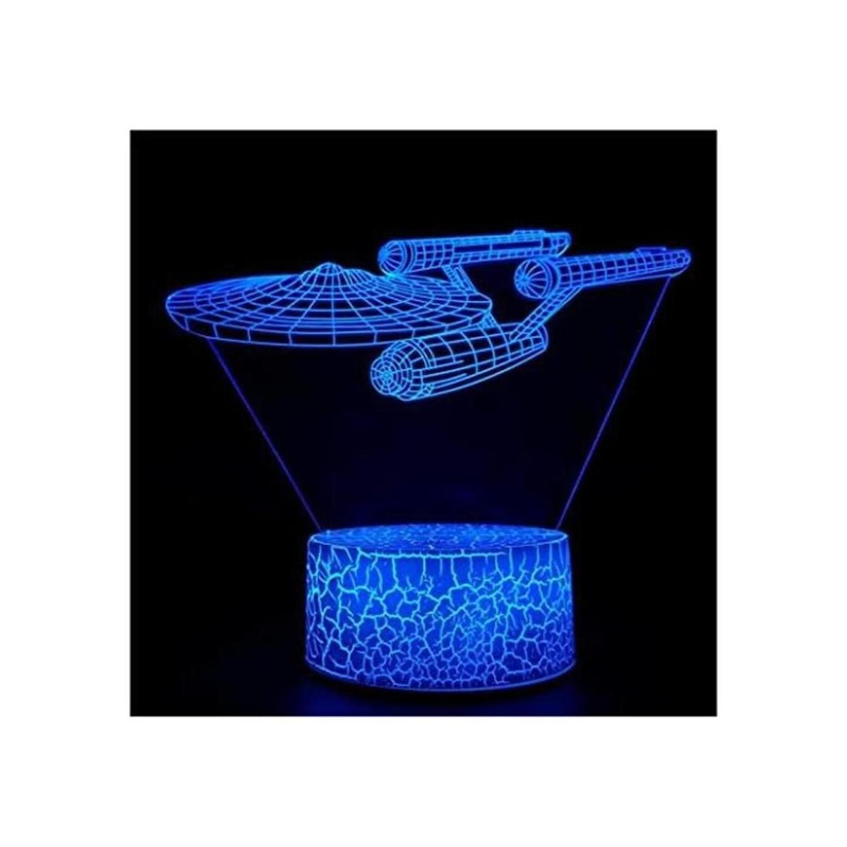 Luz nocturna de ilusión óptica 3D lámpara de escritorio