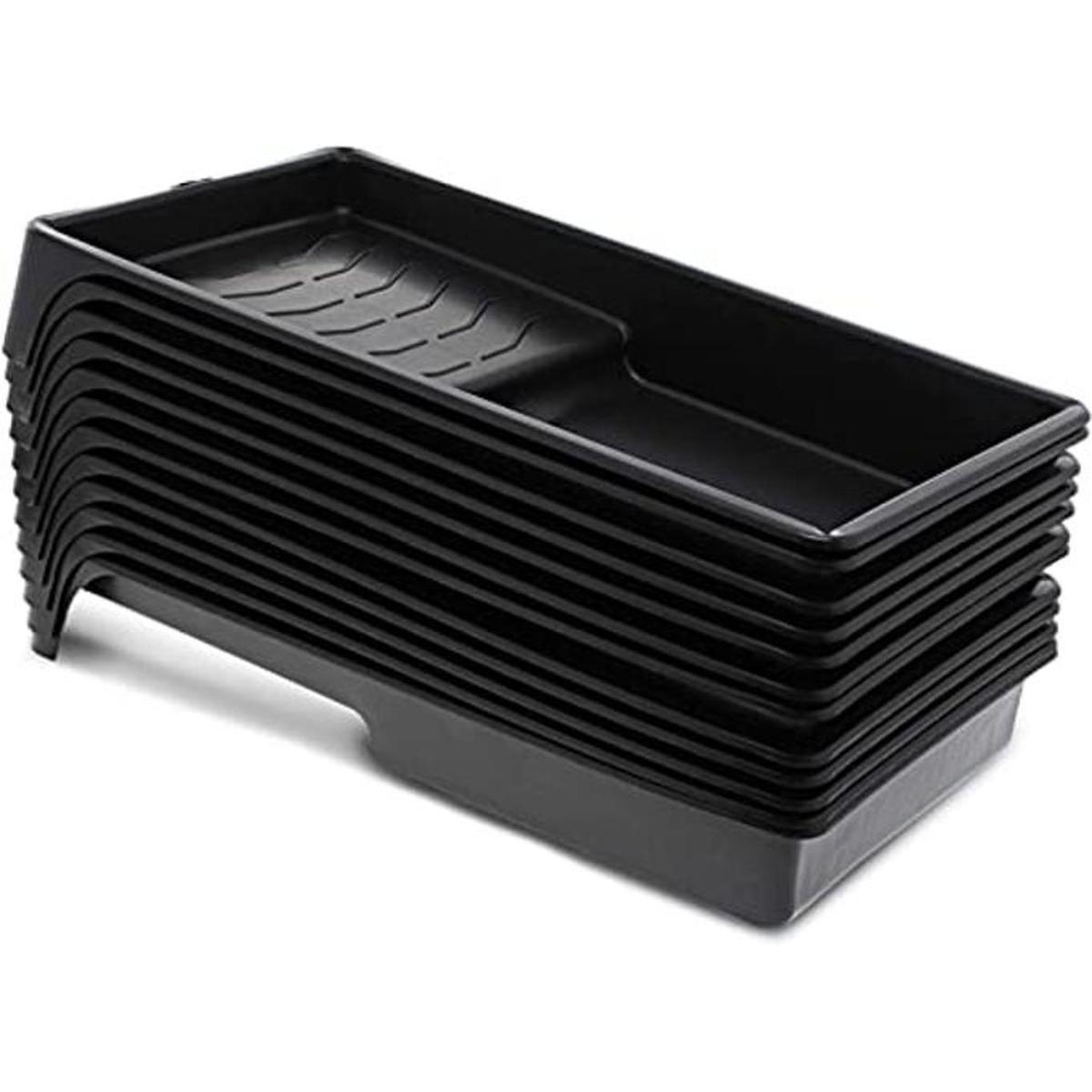 Paquete de 12 forros desechables para bandejas de pintura