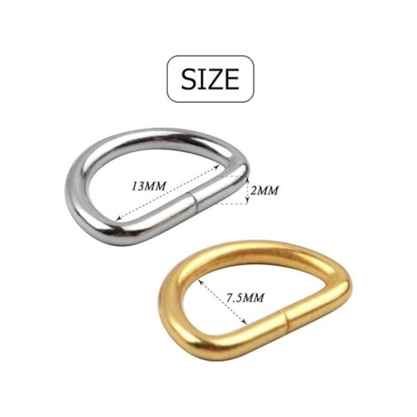BronaGrand 120 hebillas de anillo en D de metal de 12_6