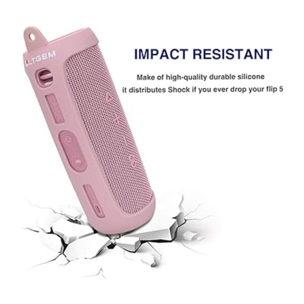 LTGEM Funda de viaje de silicona para JBL FLIP 5_6