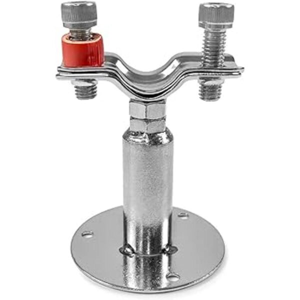 QWORK Soporte de tubo de montaje en pared de 2 pulgadas 1_2