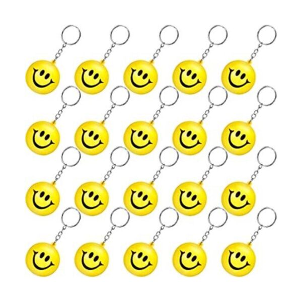 Paquete de 20 bolas amarillas divertidas de sonrisa para_1