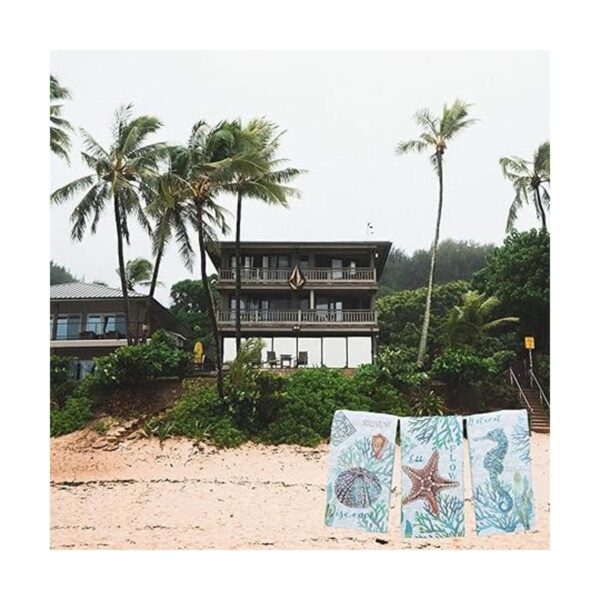 Kay Dee Designs Beachcomber Juego de 3 toallas de cocina_6