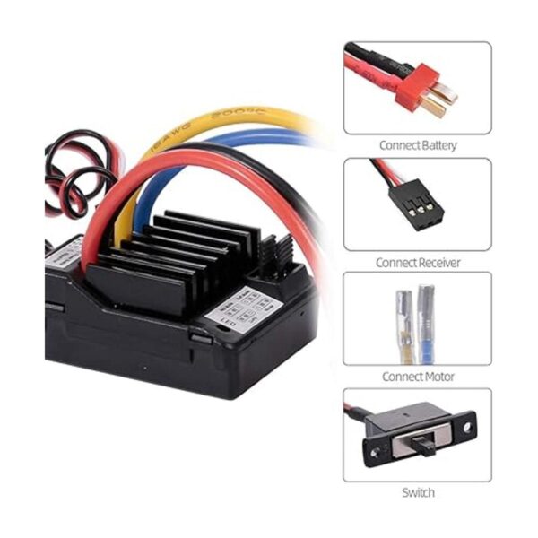 GoolRC AXD60A 60A controlador de velocidad electrónico ESC