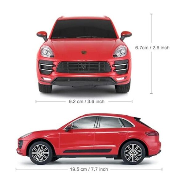 RASTAR 124 Porsche Macan Turbo RC Auto de juguete a