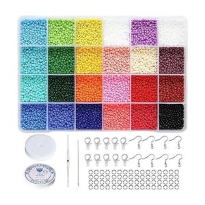 BALABEAD Cuentas de semillas de vidrio casi uniformes de