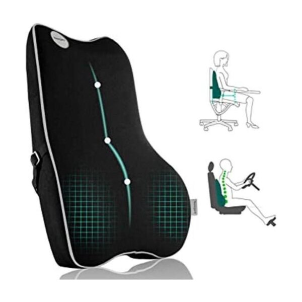 Lumbar Support PillowPure Memory Foam Back Cushion_1