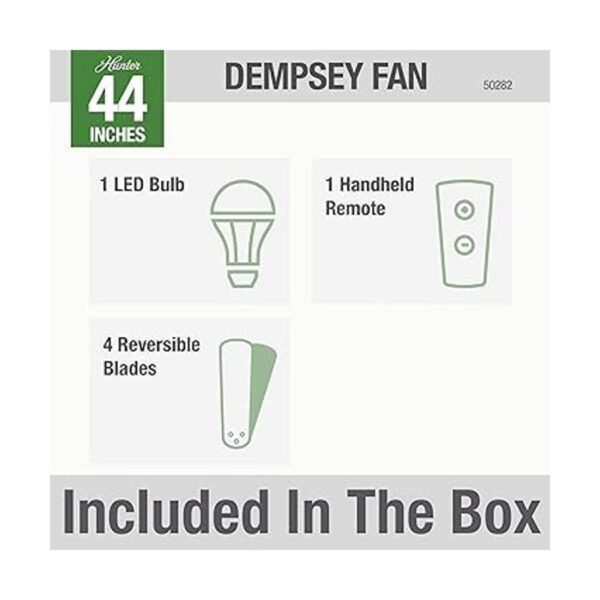 Hunter Fan Company 50282 Hunter Dempsey Ventilador de_5