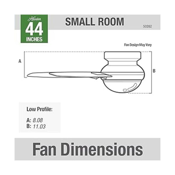 Hunter Fan Company 50282 Hunter Dempsey Ventilador de_6