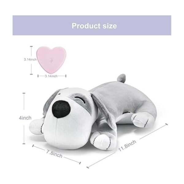 Moropaky Heartbeat Dog Toy Puppy Toy Dog Anxiety Toy to