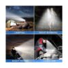 Linterna frontal recargable 8 luces LED de 18000 lúmenes