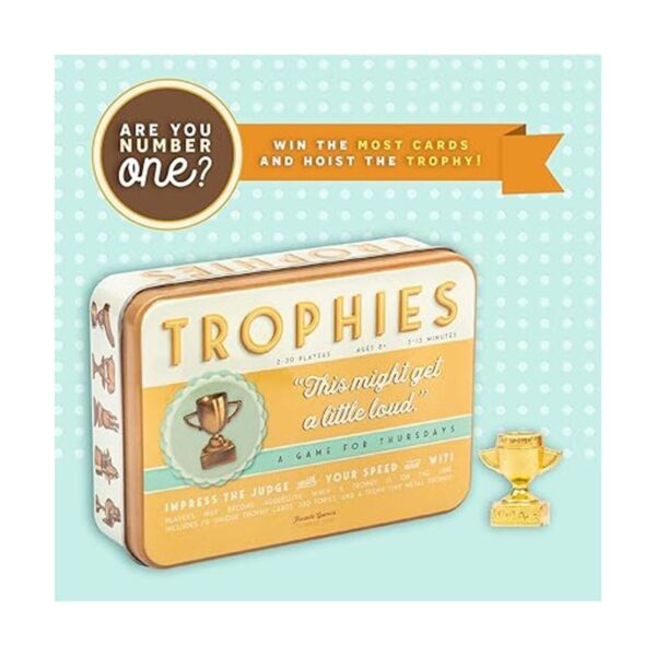 Trofeos Juego de cartas rápido y sencillo para 2 30_4