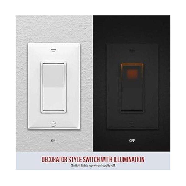 ENERLITES Interruptor de luz iluminada de 3 vías 3 vías_4