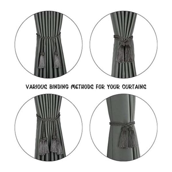BEL AVENIR Paquete de 4 cintas decorativas hechas a mano_4