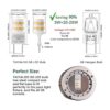 Bombilla LED G8 regulable equivalente a halógenos de 20_2
