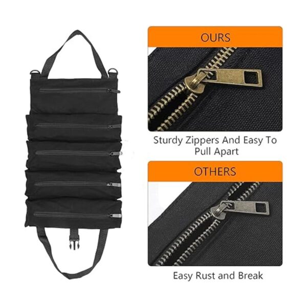 Rollo de herramientas súper enrollable bolsa de