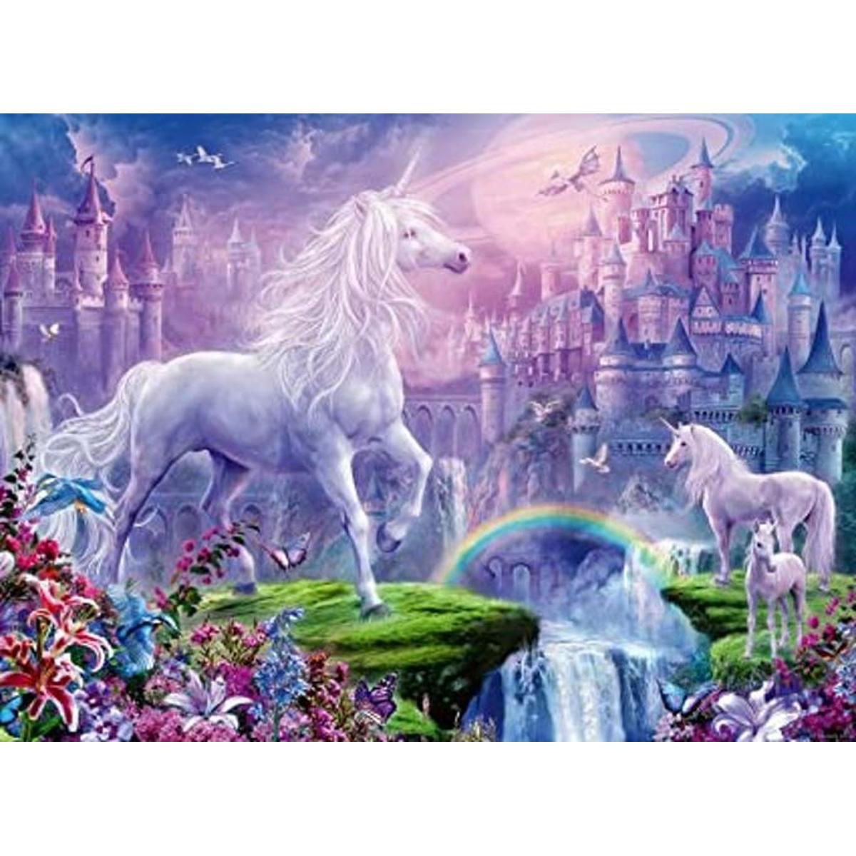 Ravensburger Rompecabezas 12907 Unicorn Kingdom de 100