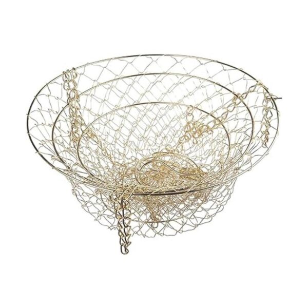 Fox Run Cesta de frutas colgante de cocina dorada de 3_4