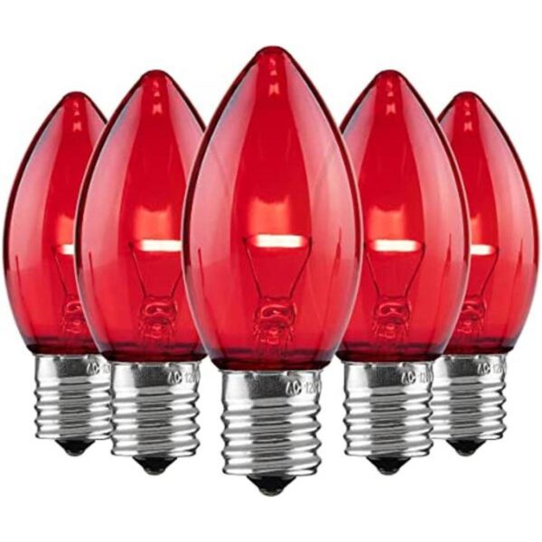 Juego de 25 salidas de iluminación navideñas C9 luces LED_1