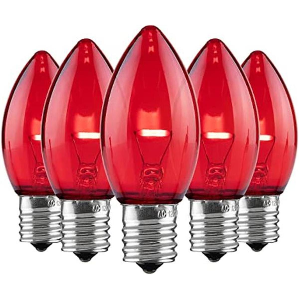 Juego de 25 salidas de iluminación navideñas C9 luces LED