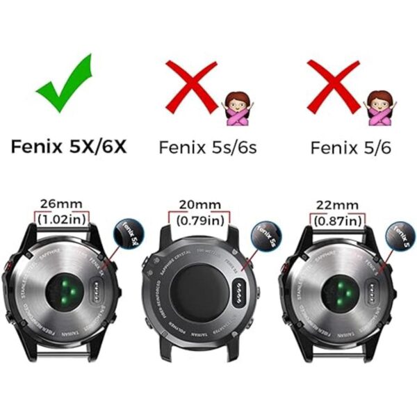 NotoCity Compatible con la correa de reloj Fenix 6X