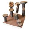Hamster escalada plataforma de madera soporte para