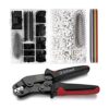Qibaok Kit de herramientas de prensado con 1550 conectores_1