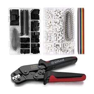Qibaok Kit de herramientas de prensado con 1550 conectores_1