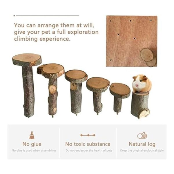 Hamster escalada plataforma de madera soporte para