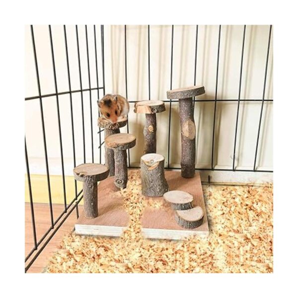 Hamster escalada plataforma de madera soporte para