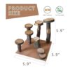 Hamster escalada plataforma de madera soporte para