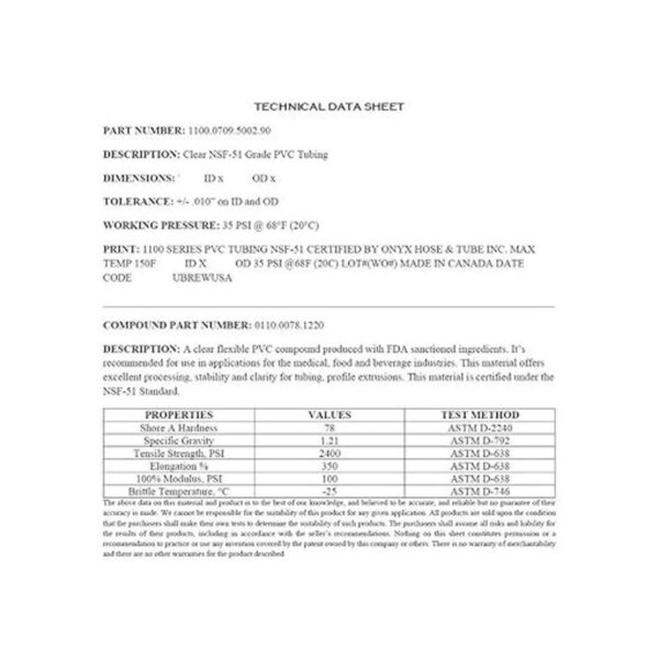 Fermtech Tubo de vinilo certificado de 316 de diámetro_5
