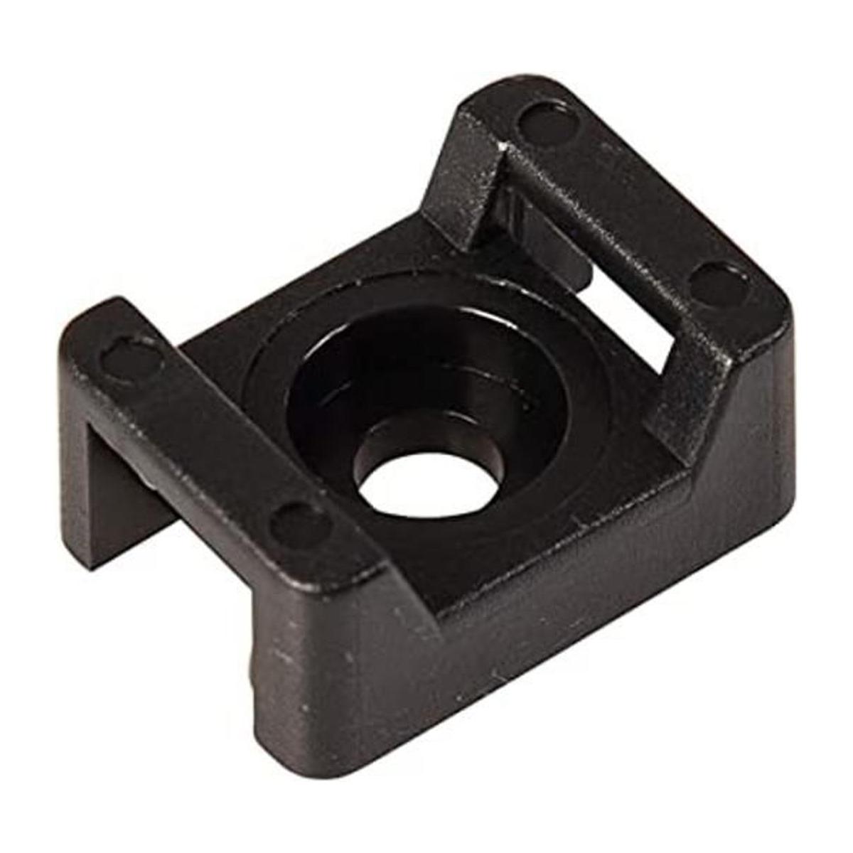 GTSE Paquete de 100 soportes de tornillos negros bridas