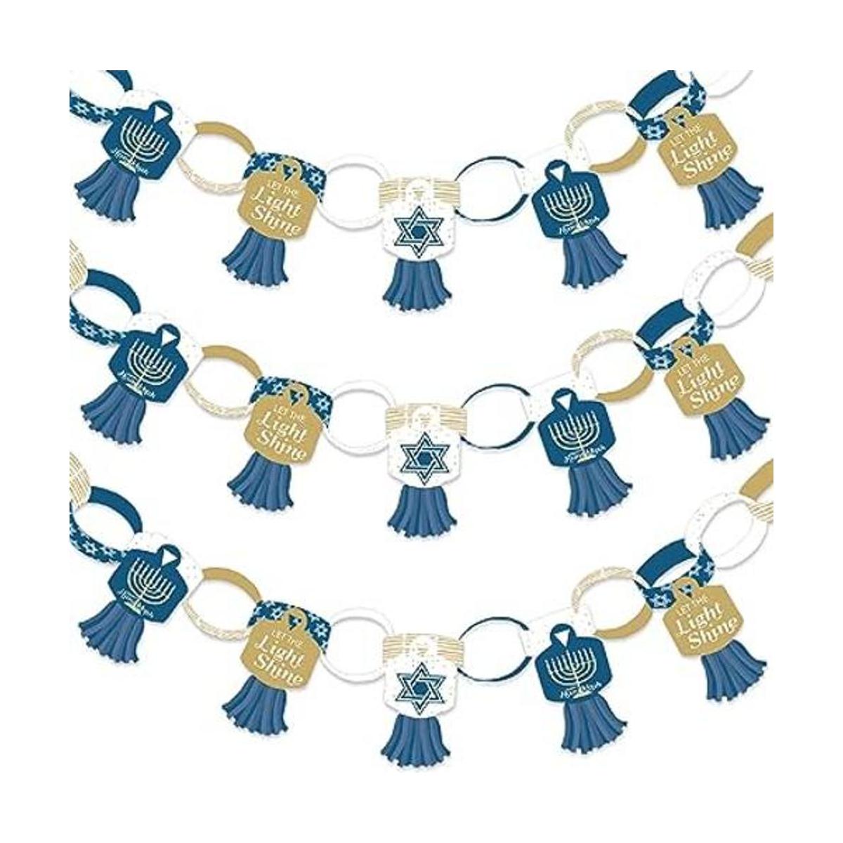 Big Dot of Happiness Happy Hanukkah Guirnalda de 90