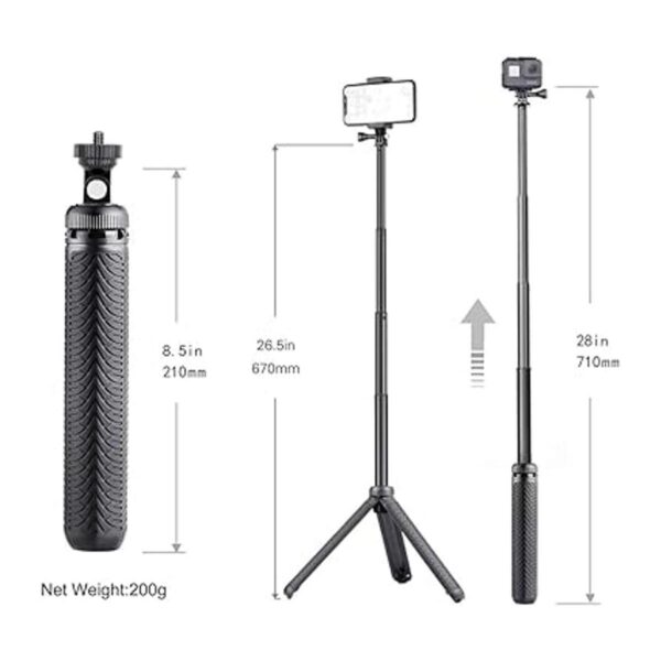 Palo de selfie premium para GoPro Hero 9 8 7 6 5 4_2
