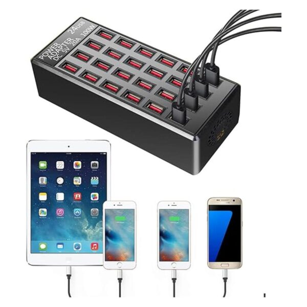 Puerto de 100 W 24 20 A estación de carga rápida USB_2