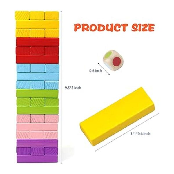 Juegos de mesa apilables de madera para niños adultos y_4
