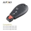 Aupoko GQ453T Llavero de entrada sin llave de 4 botones_3