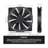 Noctua NFA20 PWM chromax.Black.swap ventilador silencioso_2