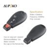 Aupoko GQ453T Llavero de entrada sin llave de 4 botones_4
