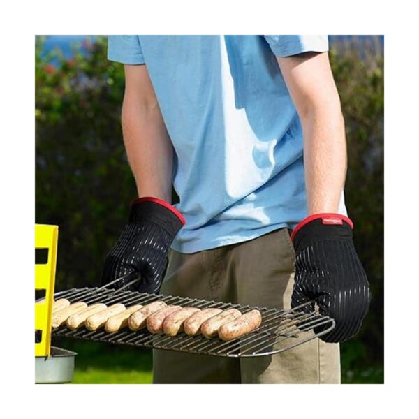 Coziselect Juego de guantes de horno y soportes para