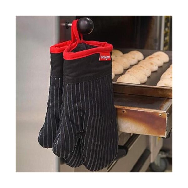 Coziselect Juego de guantes de horno y soportes para