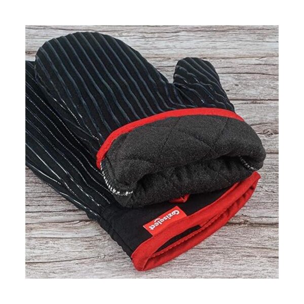 Coziselect Juego de guantes de horno y soportes para