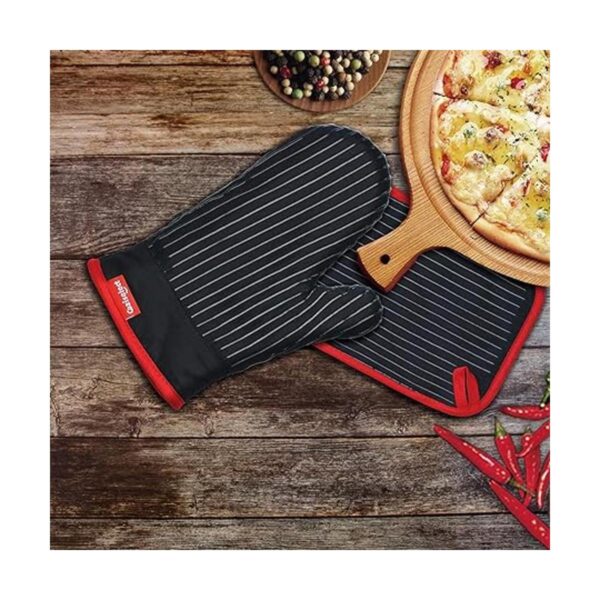 Coziselect Juego de guantes de horno y soportes para